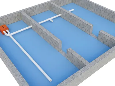 DRYBOX avfuktare installerad i krypgrund för att förhindra fukt och mögelskador